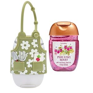 Bath & Body Works Garden Apron PocketBac holder with a Pink Kiwi PocketBac  🪏 🩷🥝